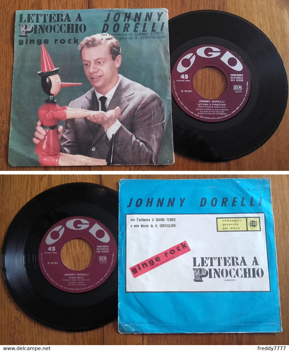 RARE Italian SP 45t RPM BIEM (7") JOHNNY DORELLI (1966) - Collector's Editions