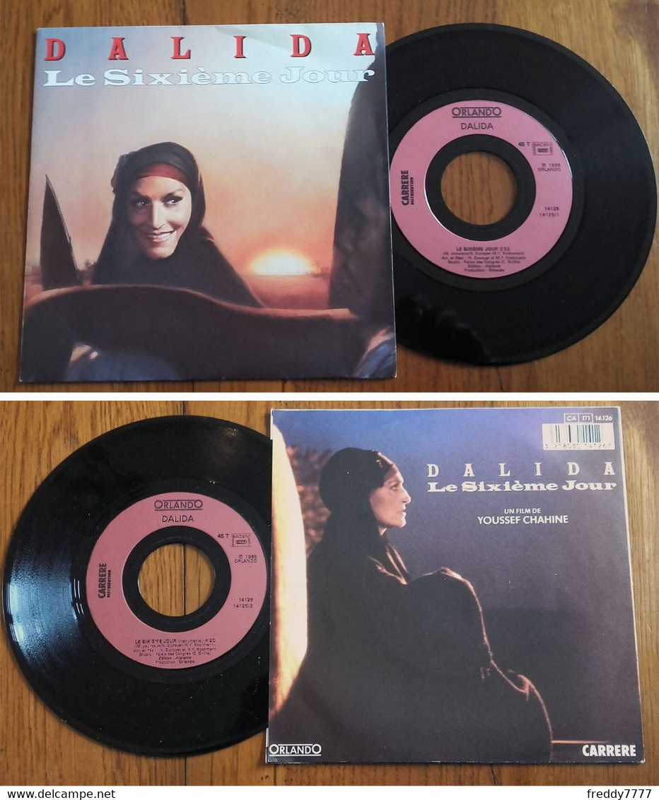 RARE French SP 45t RPM (7") DALIDA (1986) - Collector's Editions