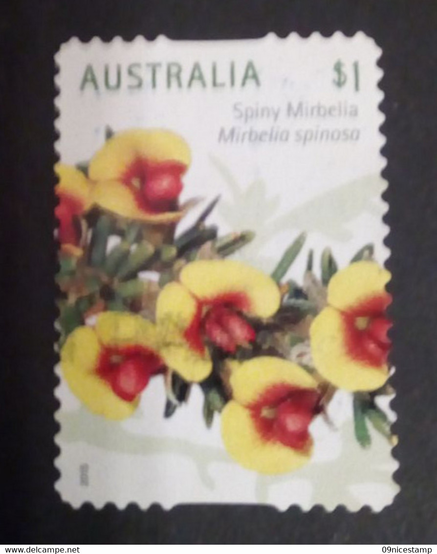 Australia, Year 2015, Cancelled, Flowers; Spiny Mirbelia - Used Stamps