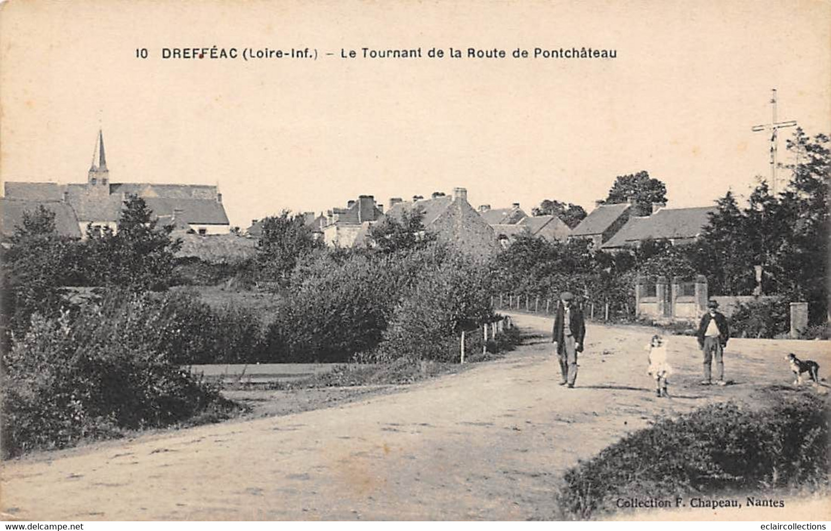 Drefféac        44        Le Tournant De La Route De Ponchâteau           (voir Scan) - Andere & Zonder Classificatie