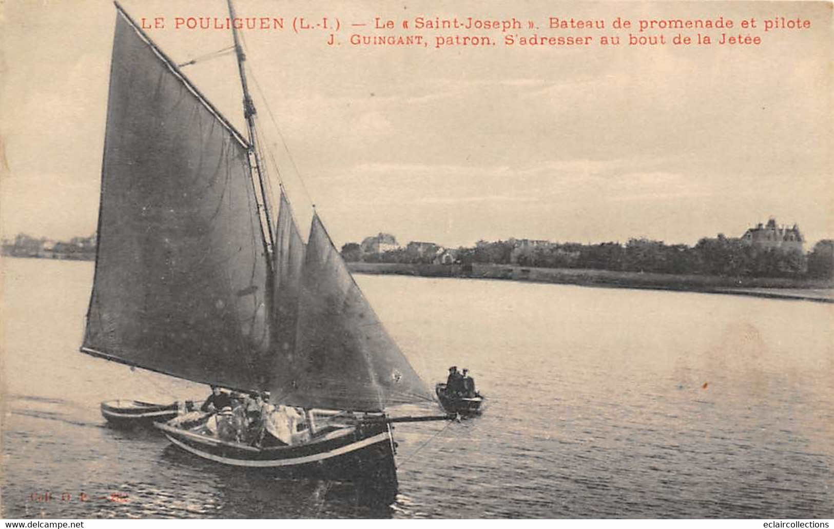 Le Pouliguen           44        Le St Joseph. Bateau De Promenade        (voir Scan) - Le Pouliguen