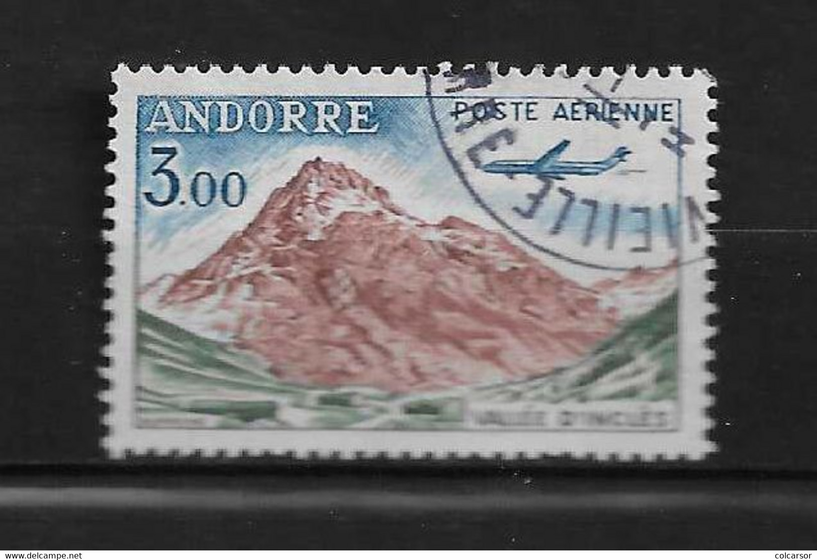 ANDORRE FRANÇAIS N° 6, P.A - Airmail