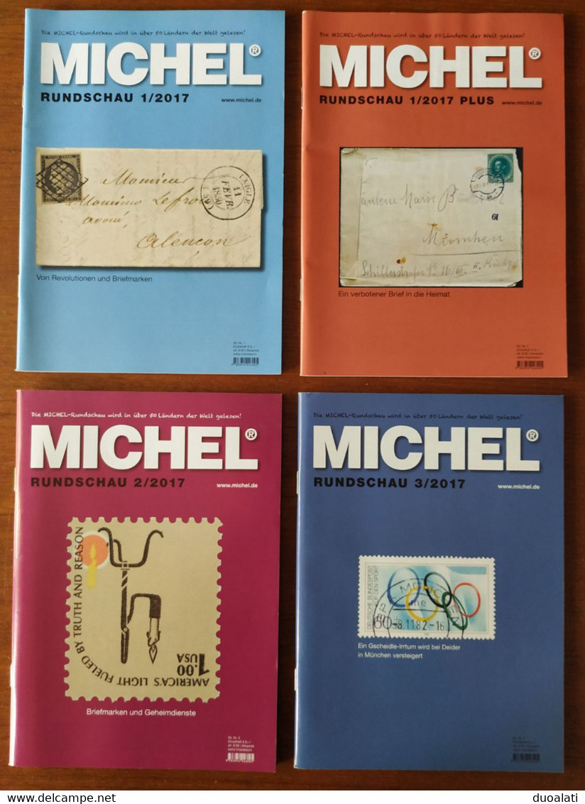 Michel Rundschau 2017 Catalogue 4 Pieces Katalog Used - Deutschland