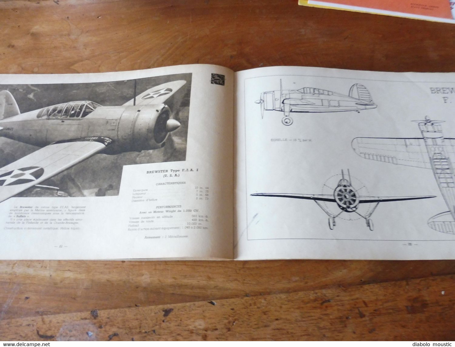 1937 L'AIR ALBUM n° 4 Identification des appareils en vol (Messerschmitt 109F , Junkers JU 90 , Etc