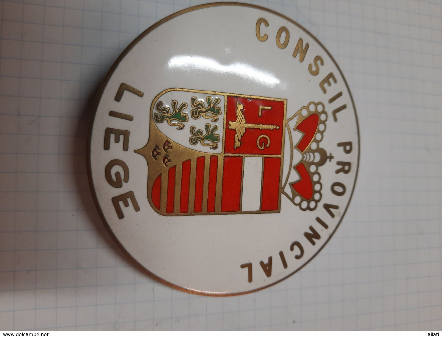 Insigne De La Province De Liège - Indications