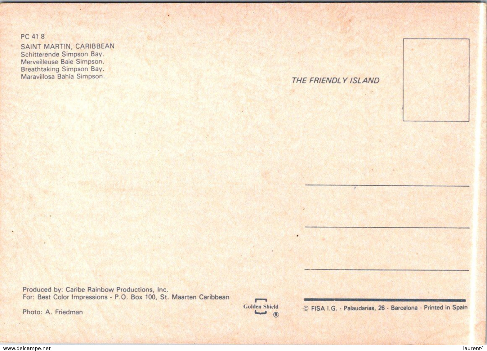 (1 L 26) France - Saint-Martin - Simpson Valley - Saint Martin