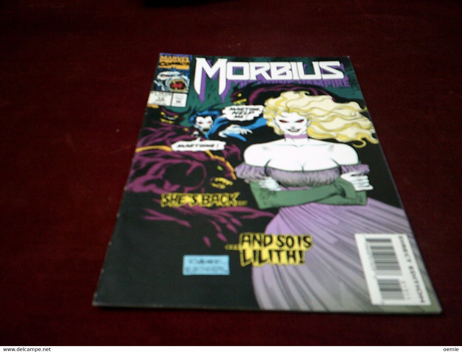 MORBIUS THE LIVING VAMPIRE N° 13 SEPT    ( 1993 ) - Marvel
