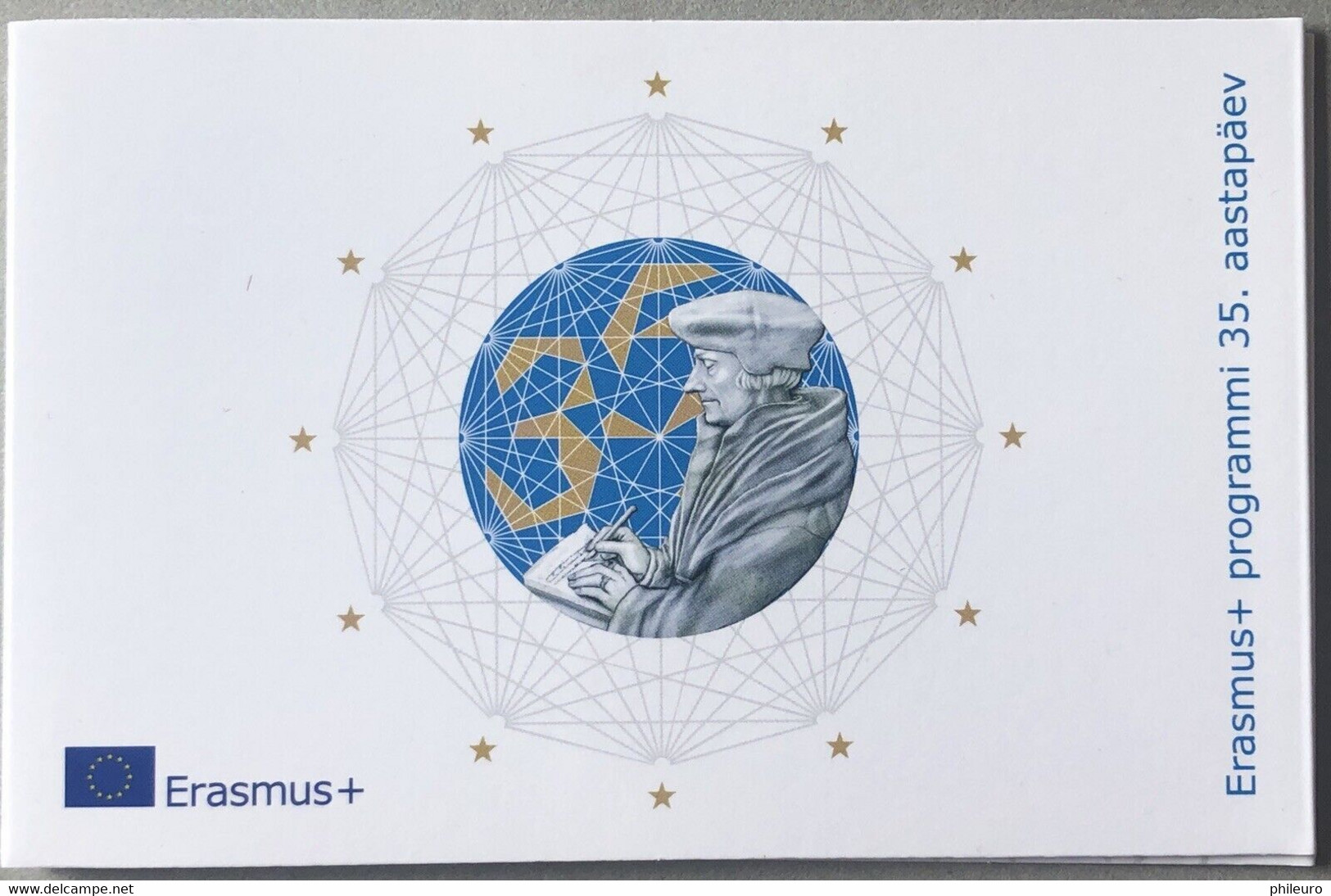 Estonie 2022 : 2€ Commémorative 'Erasmus' (BU En Coincard) - DISPONIBLE - Estland