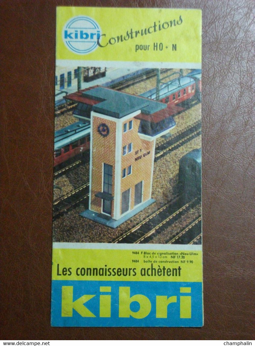 Livret Publicitaire - Dépliant - Kibri Construction - Train Modélisme HO + N - Années 50-60 - A. Gantois à Dijon (21) - Otros & Sin Clasificación