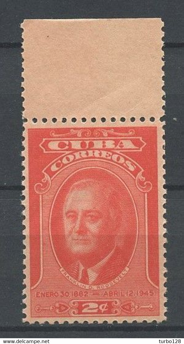 CUBA 1947  N° 298 **  Neuf MNH Superbe  C 2,75 € Président Franklin Roosevelt - Unused Stamps