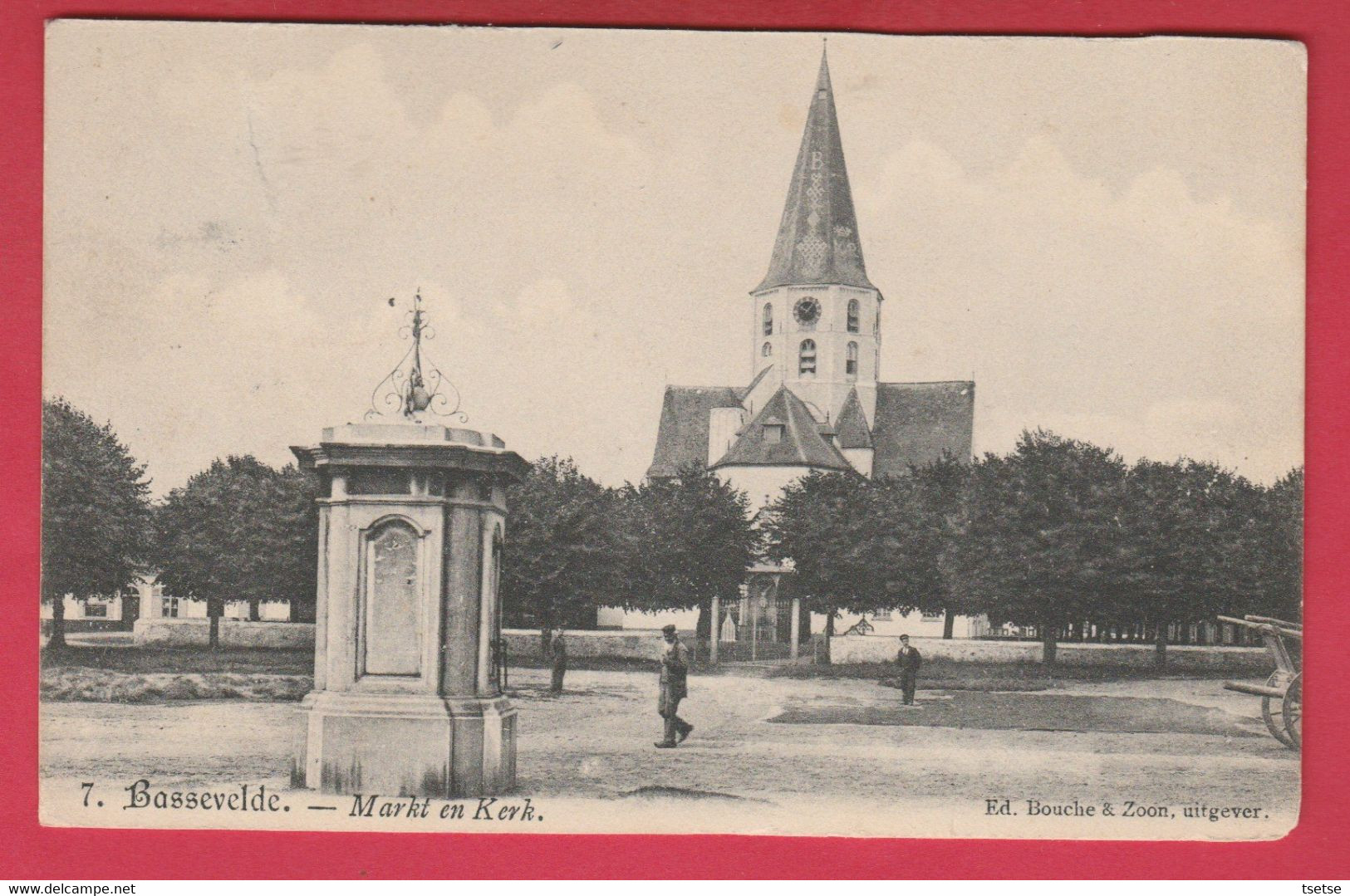 Bassevelde - Markt En Kerk - 190?  ( Verso Zien ) - Assenede