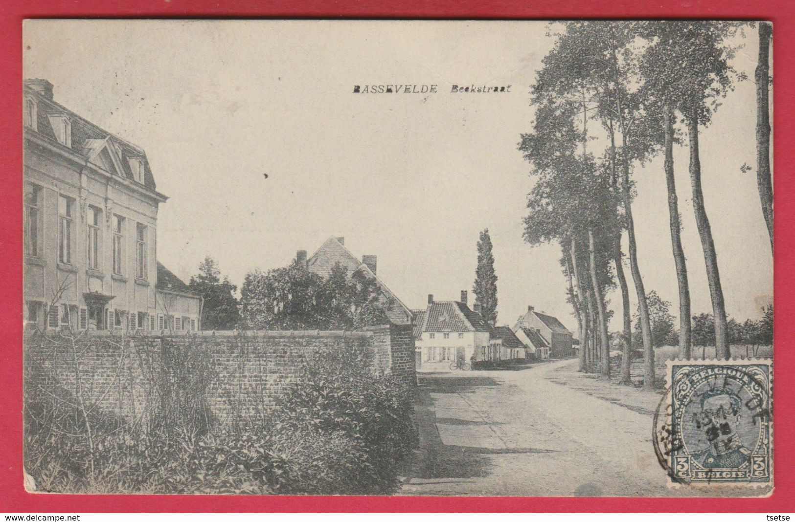 Bassevelde - Beekstraat  - 192? ( Verso Zien ) - Assenede