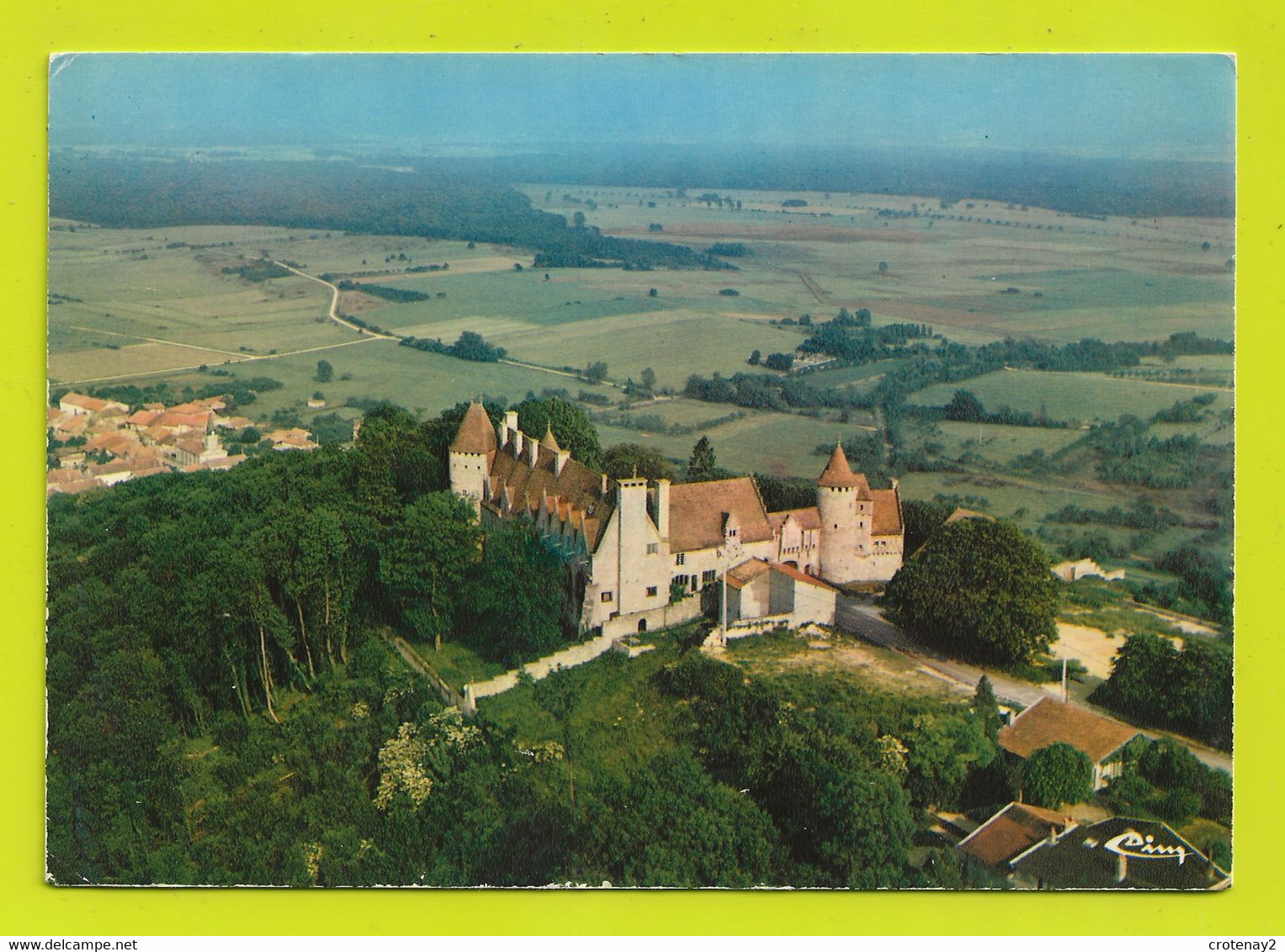 55 HATTONCHATEL Vers Vigneulles Vue Aérienne Du Château VOIR DOS En 1978 - Vigneulles Les Hattonchatel