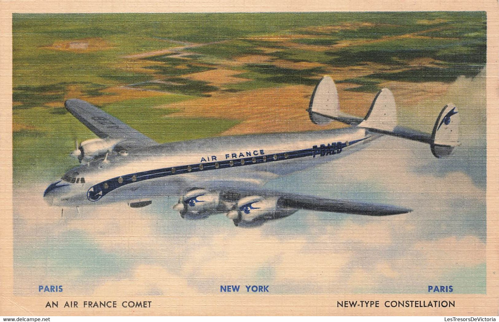 CP An Air France Comet - New Type Constellation - Avion - 1946-....: Era Moderna