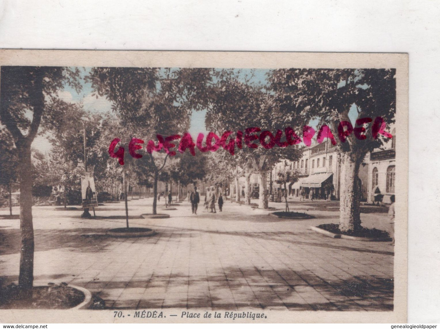 ALGERIE- MEDEA - PLACE DE LA REPUBLIQUE - Medea