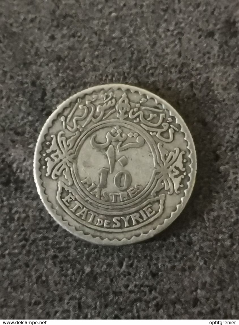 10 PIASTRES 1929 SYRIE ARGENT / SYRIA SILVER - Syria