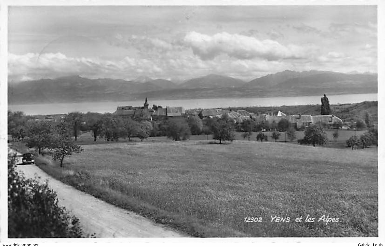 Yens Et Les Alpes 1943 - Yens