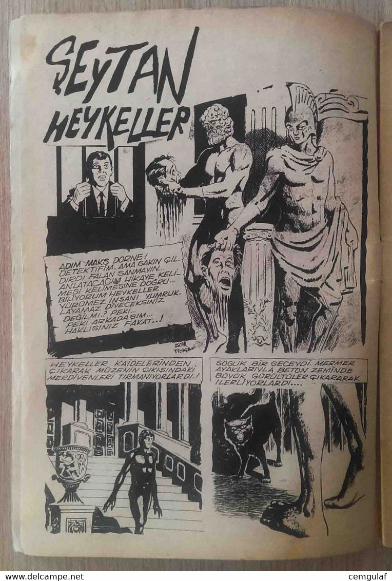 Horror Comics Turkish Edition VINTAGE MAGAZINE / DEHŞET  Haftalık Dergi  Nisan 1971 Sayı:1 - Stripverhalen & Mangas (andere Talen)