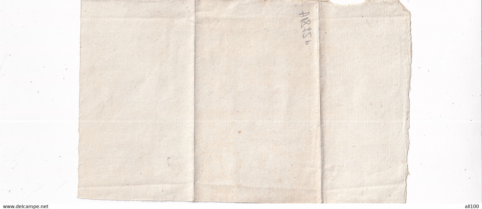 A18756 - RECEIPT FROM AUSTRIAN EMPIRE 1800s OLD HANDWRITTEN DOCUMENT - Austria