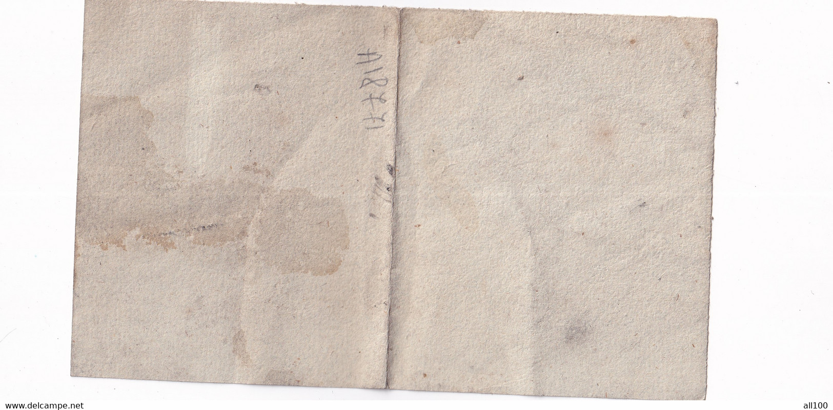 A18771 - RECEIPT FROM AUSTRIAN EMPIRE 1837 WIEN VIENA NOTTA SIMON VICOL OLD HANDWRITTEN DOCUMENT - Austria