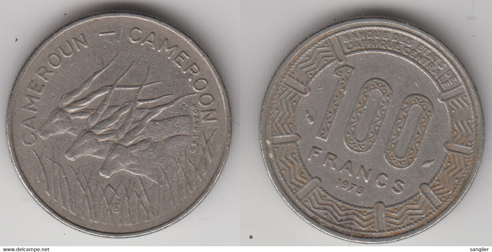 CAMEROUN - 100 FRANCS 1975 - Kamerun