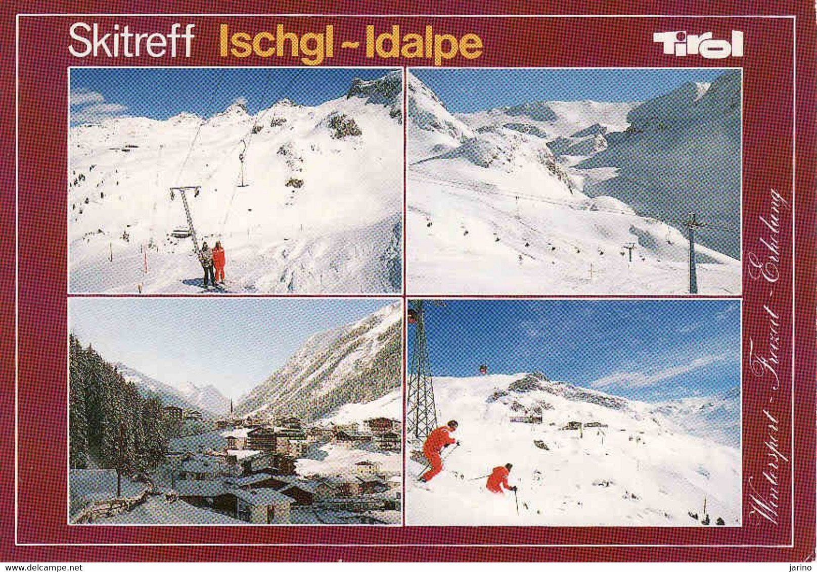 Austria > Tirol >  Ischgl, Idalpe, Bezirk Landeck, Used 1992 - Ischgl