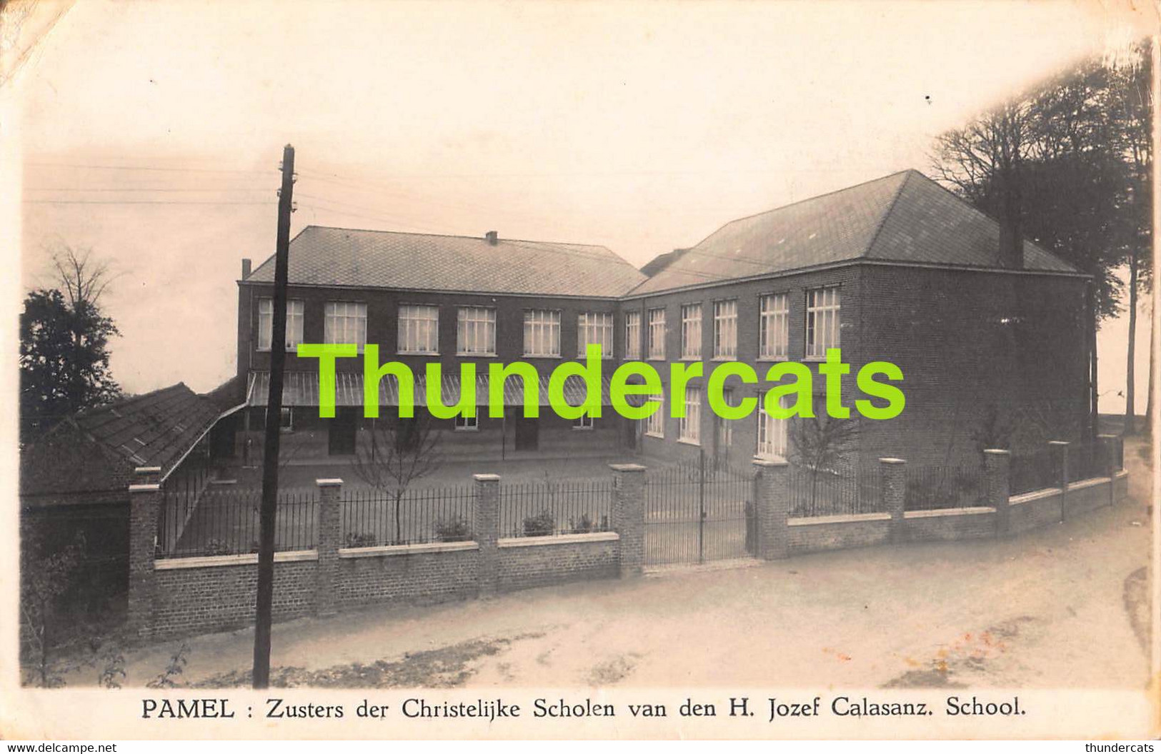 CPA PAMEL FOTOKAART CARTE DE PHOTO ZUSTERS DER CHRISTELIJKE SCHOLEN VAN DEN H JOZEF CALANZ SCHOOL - Roosdaal