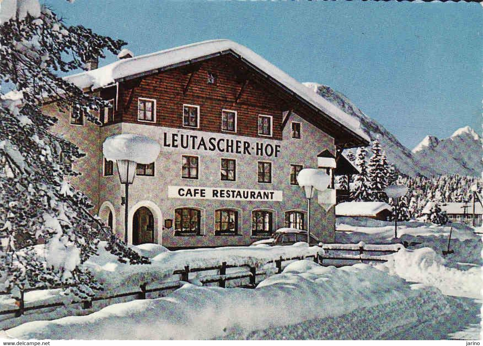 Austria > Tirol > Leutasch, Gasthaus Pension "Leutascher Hof", Bezirk Innsbruck-Land, Used 1978 - Leutasch