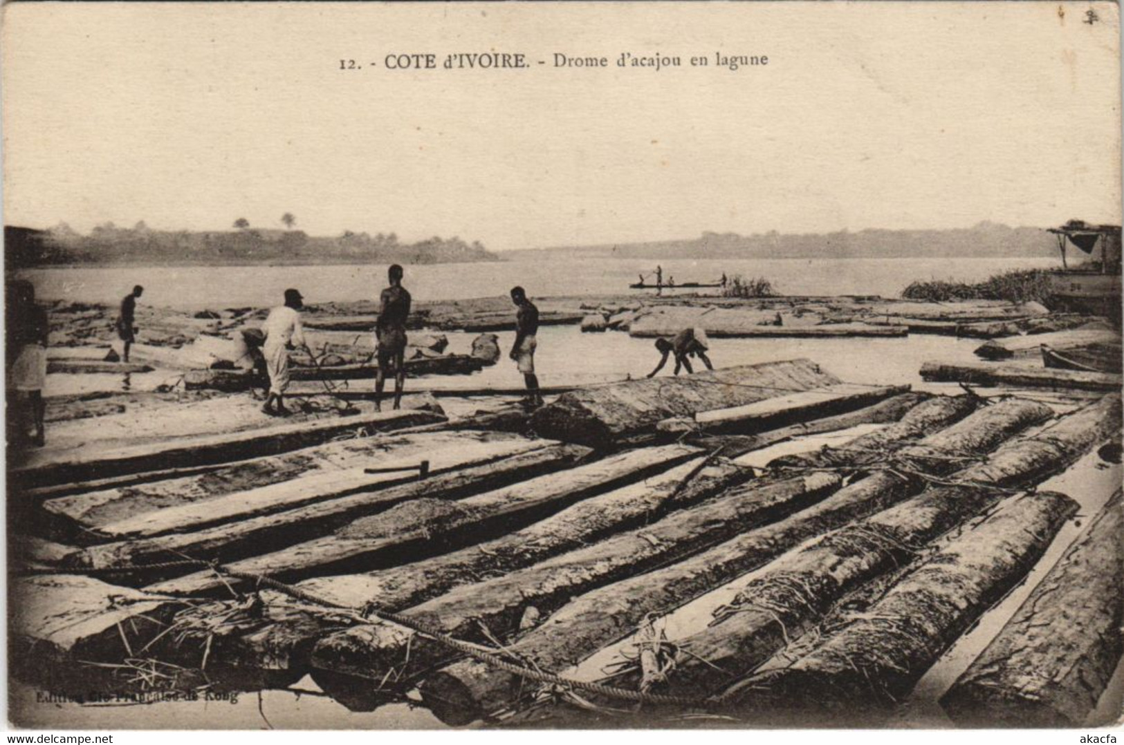 PC DROME D'AJACOU EN LAGUNE IVORY COAST (a28295) - Côte-d'Ivoire