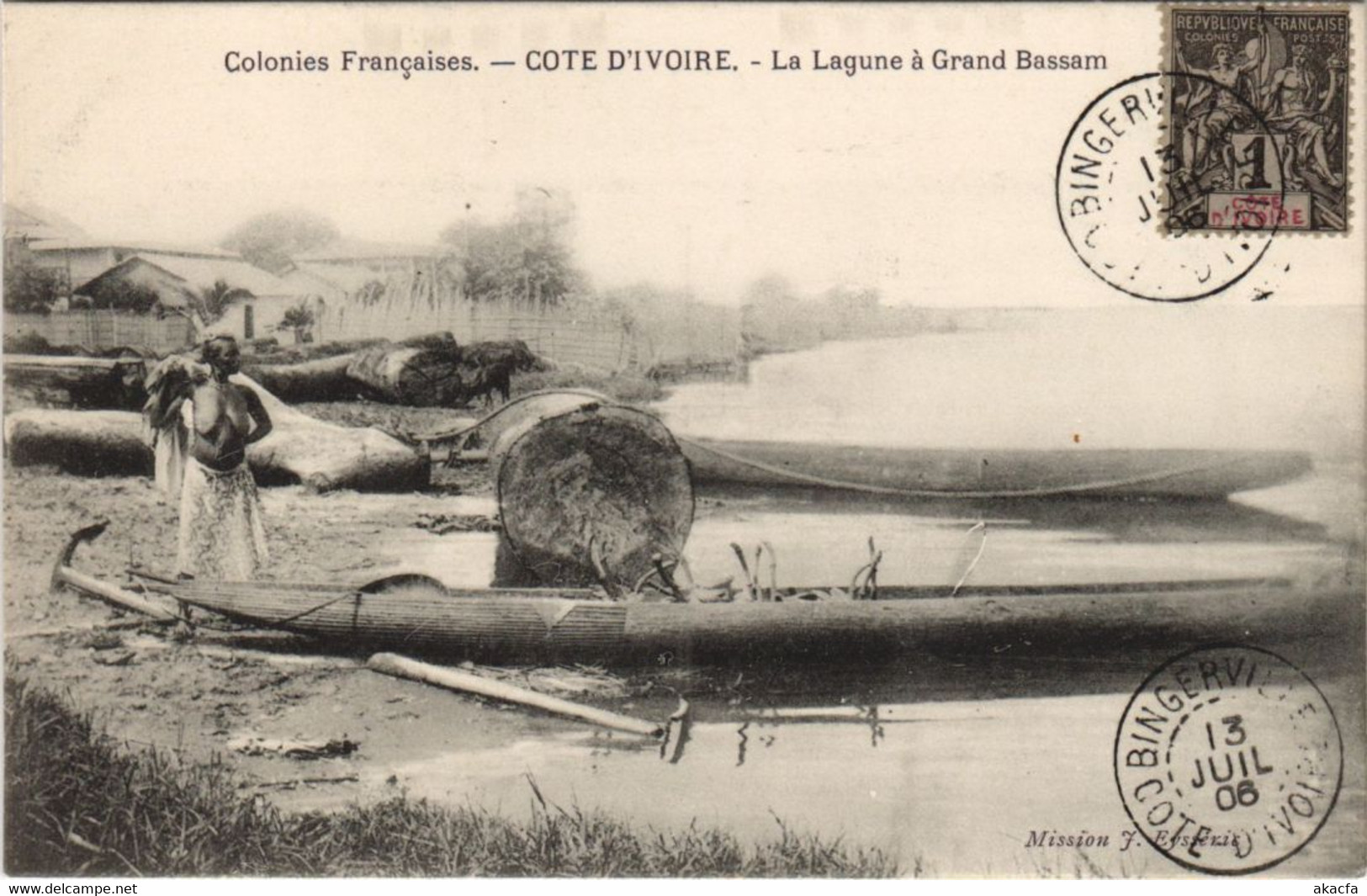 PC LAGUNE GRAND BASSAM IVORY COAST (a28280) - Côte-d'Ivoire