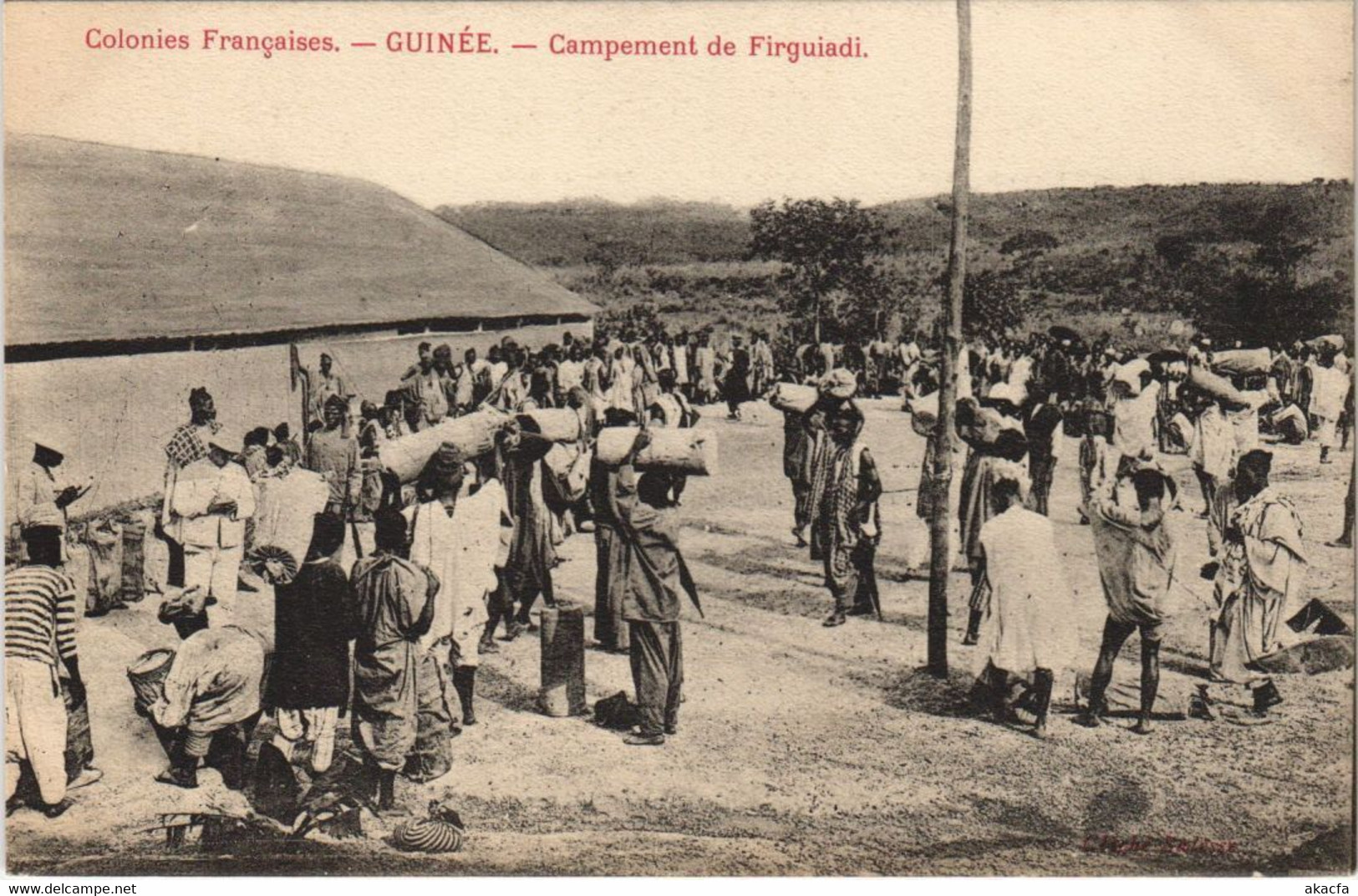PC CAMPEMENT DE FIRGUIADI FRENCH GUINEA (a28664) - Guinée