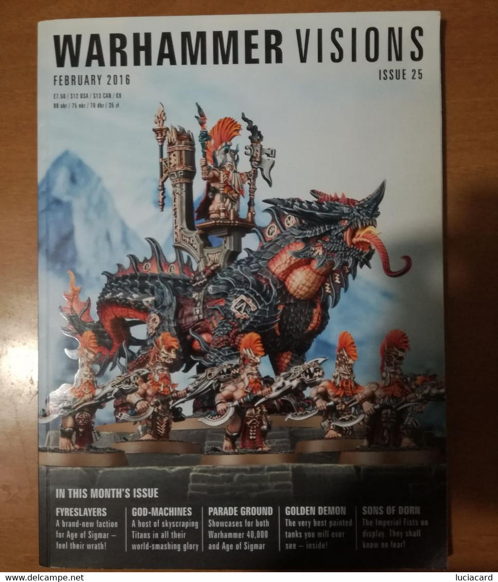 WARHAMMER VISIONS FEBRUARY 2016 - Computer Sciences