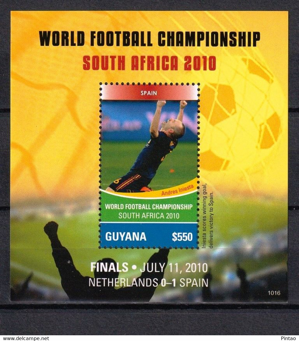 GUIANA 2010- MNH (ESPANHA - FUTEBOL - MUNDIAL 2010)_ DPT1195 - 2010 – South Africa