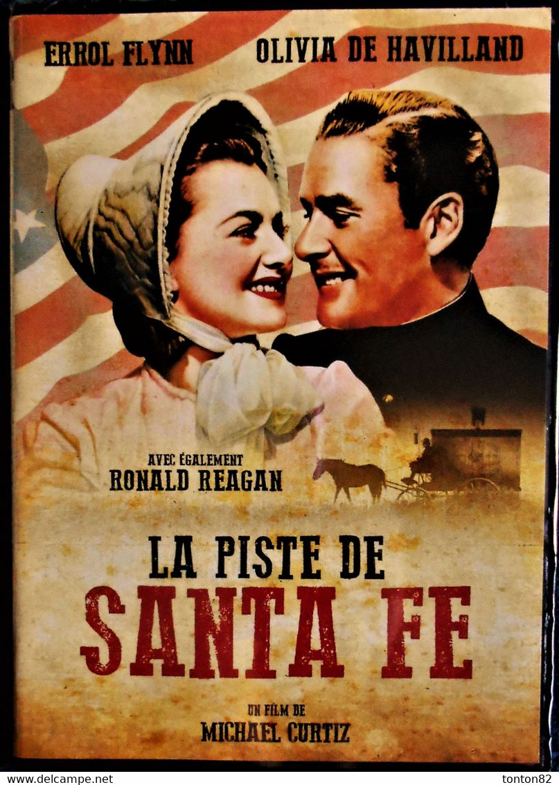 La Piste De Sant Fe - Errol Flynn - Olivia De Havilland  Et RONALD REAGAN . - Western / Cowboy