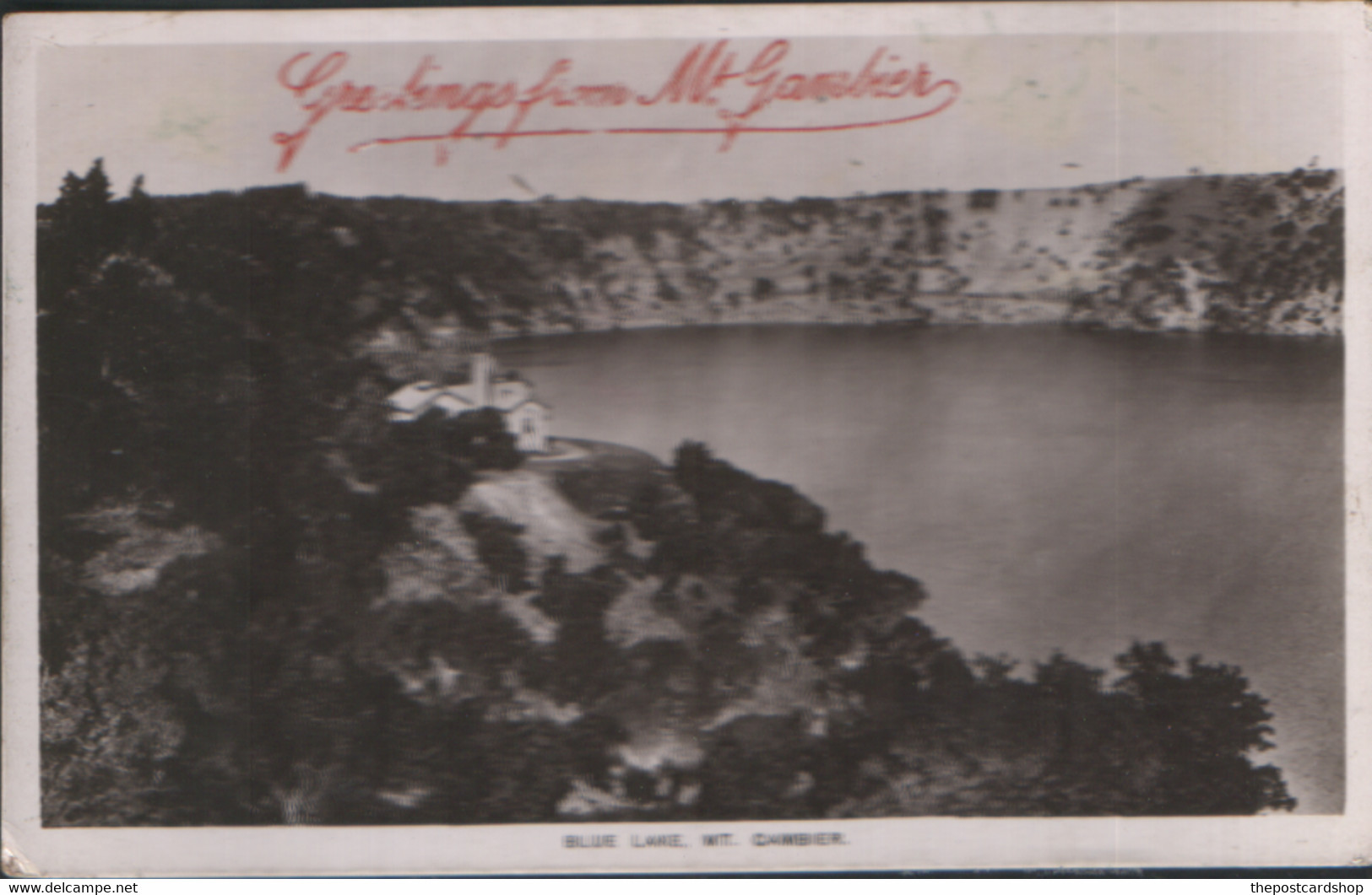 Australia - SA - GREETINGS FROM Mount Gambier Blue Lake UNUSED - Mt.Gambier