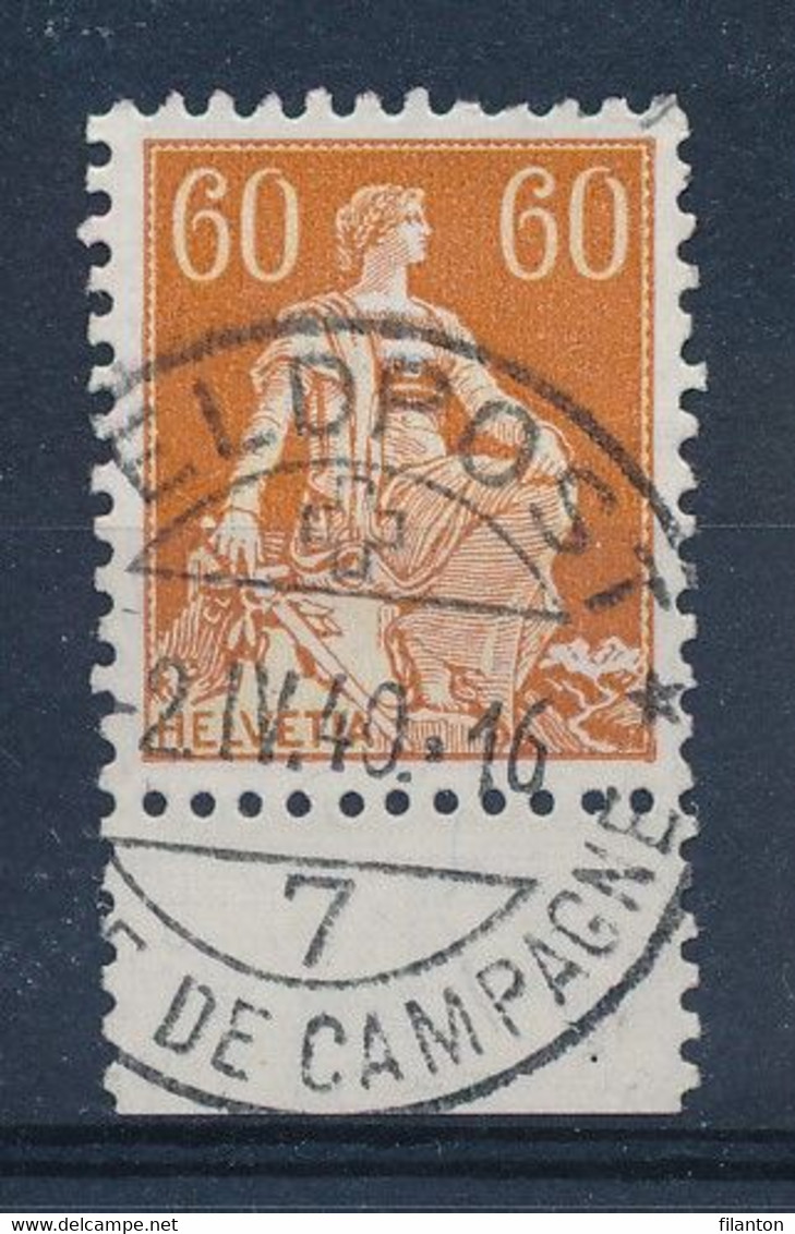 HELVETIA - Mi Nr 140y - "FELDPOST  - POSTE DE CAMPAGNE" - Cote 55,00 € -(ref.4289) - Gebraucht