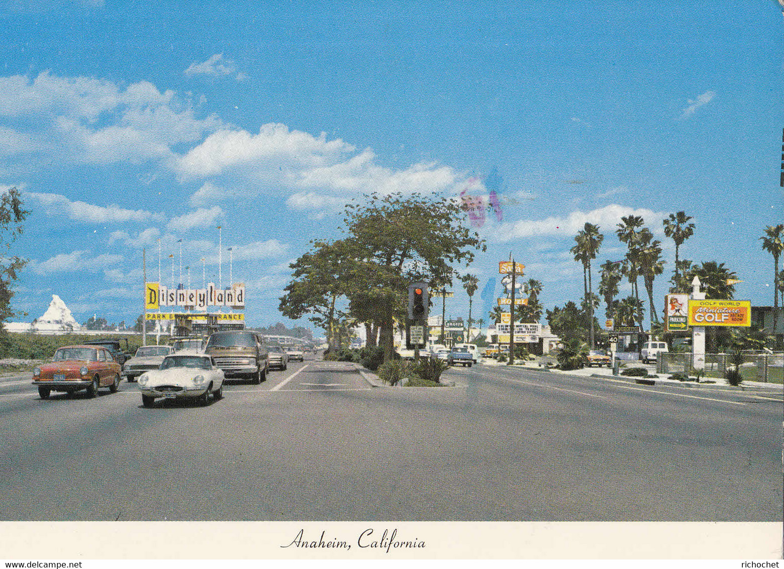 ANAHEIM - Harbor Blvd, Showing Disneyland - Anaheim