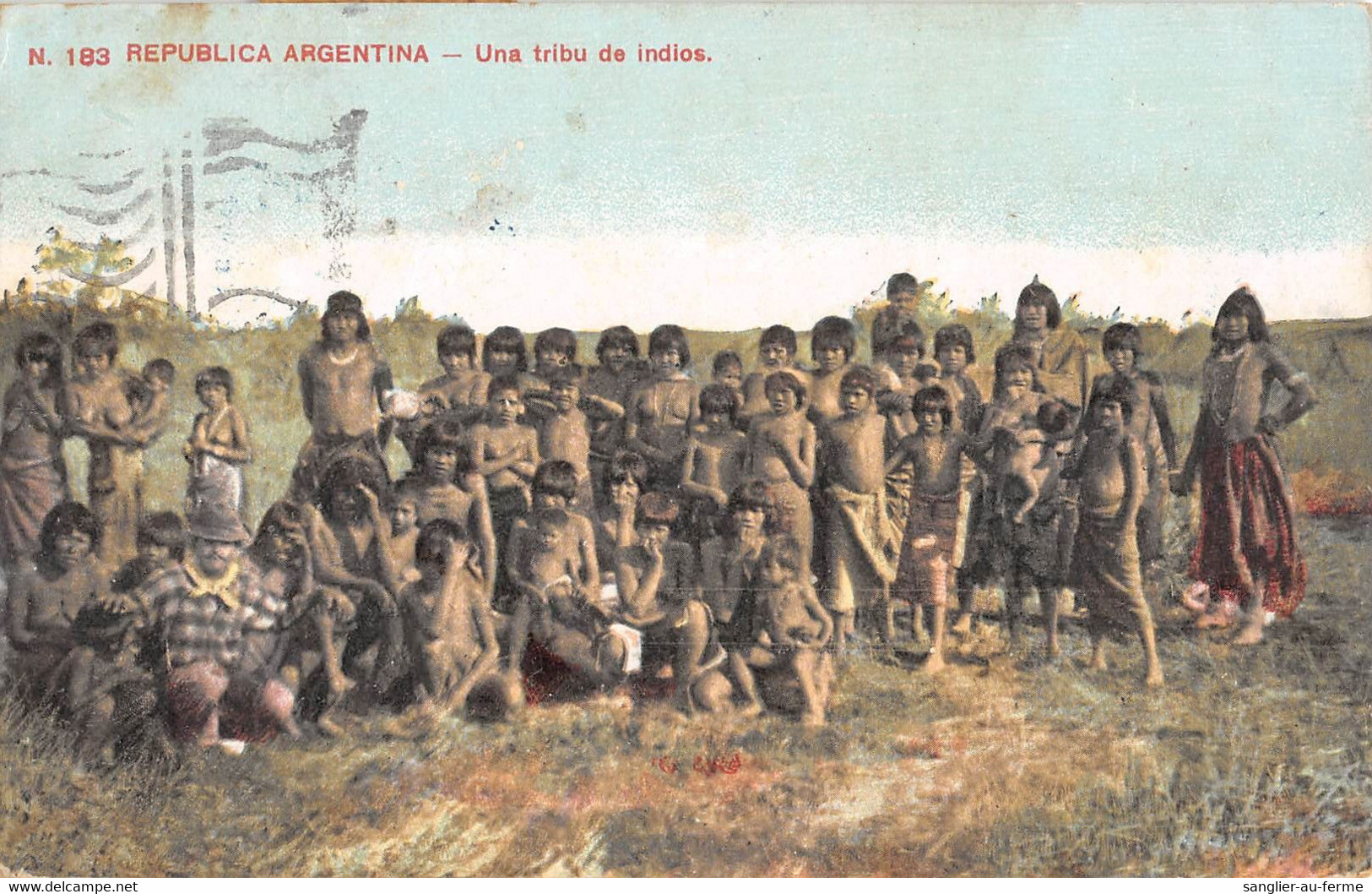 CPA ARGENTINE REPUBLICA ARGENTINA UNA TRIBU DE INDIOS - Argentinien