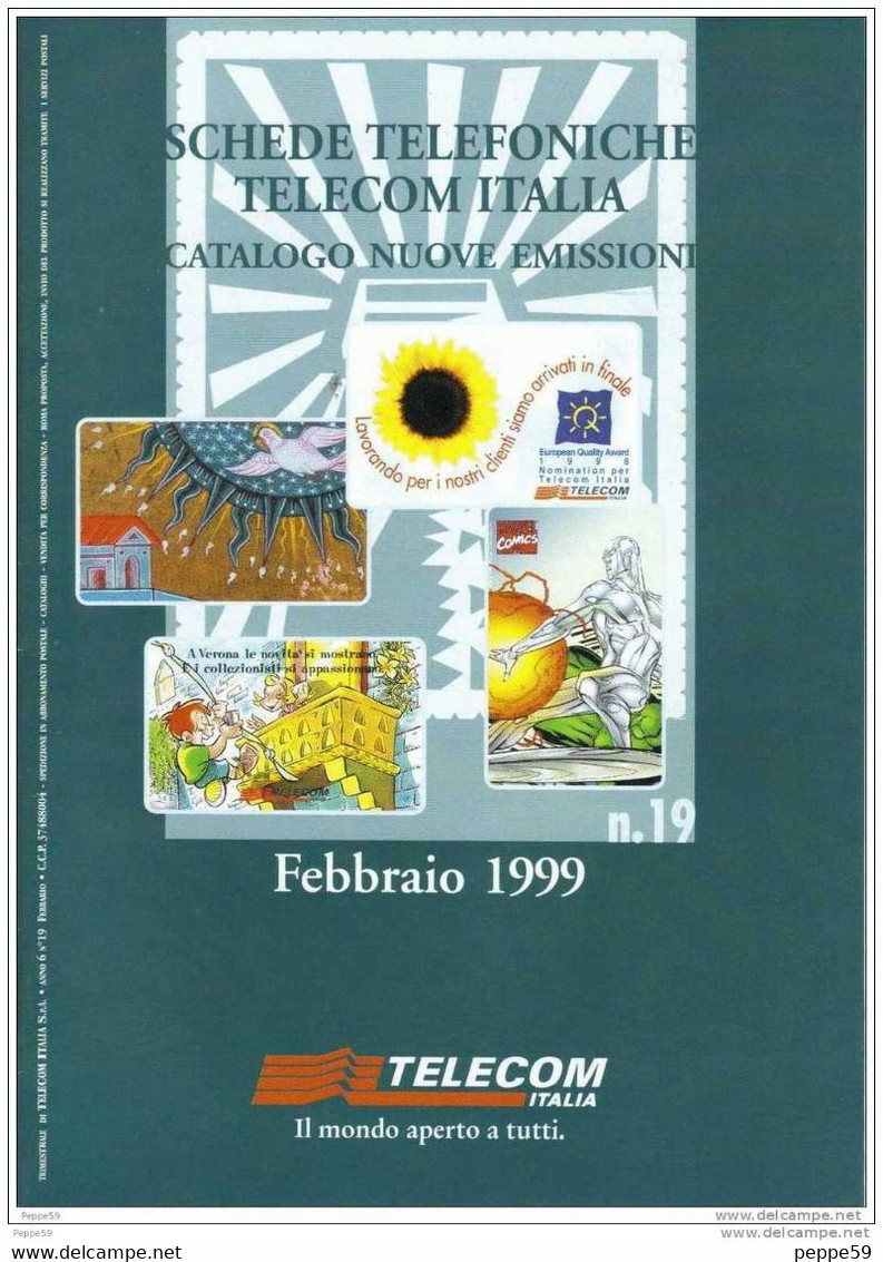 Catalogo Carte Telefoniche Telecom - 1999 N.19 - Livres & CDs