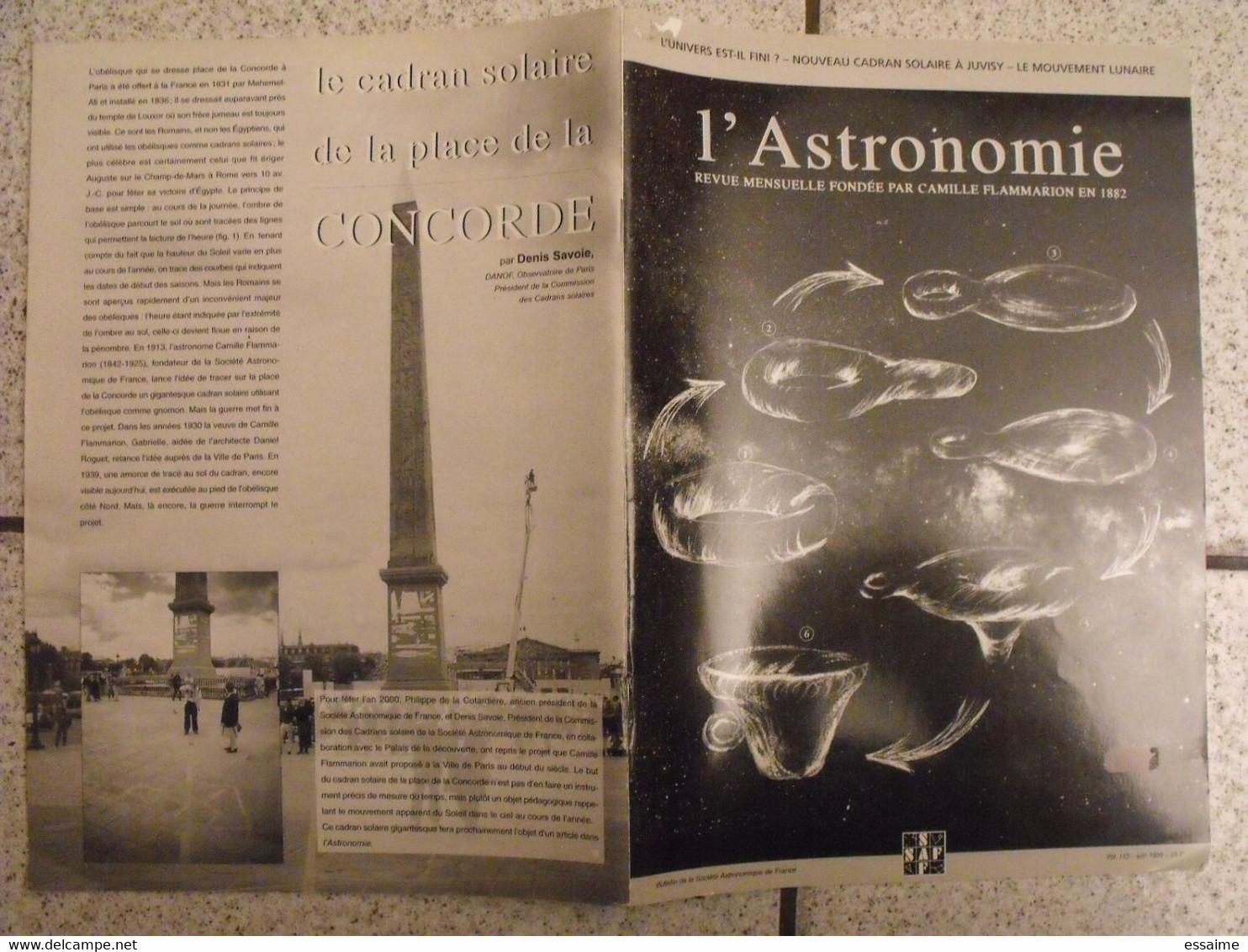 4 N° De La Revue L'Astronomie. Du Volume 113 De 1999. HS éphémérides Astronomiques - Wissenschaft