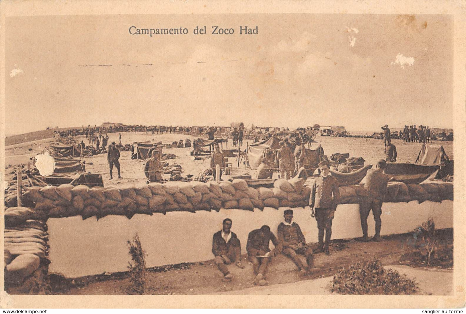 CPA MAROC CAMPAMENTO DEL ZOCO HAD - Autres & Non Classés