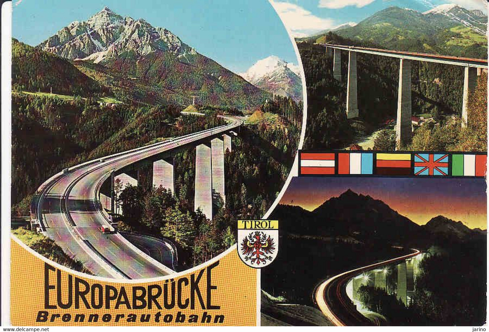 Austria > Tirol, Brennerautobahn, Steinach Am Brenner, Brucke, Bezirk Innbruck-Land, Used - Steinach Am Brenner