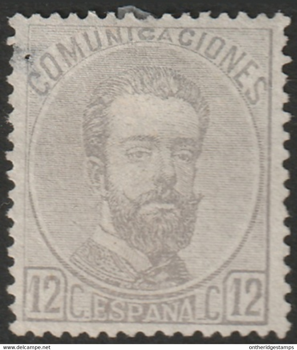 Spain 1872 Sc 182 Ed 122 MNG(*) Corner Thin/pinhole - Ungebraucht