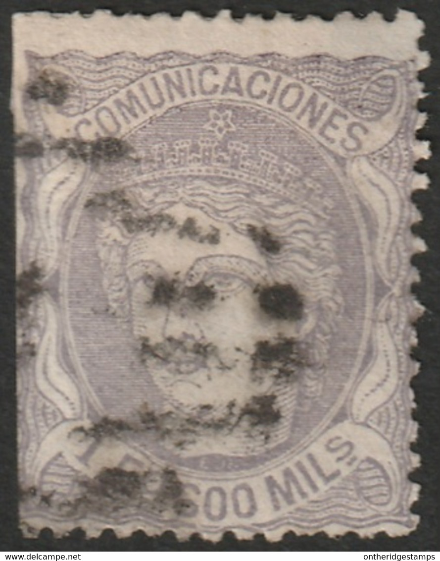 Spain 1870 Sc 170 Ed 111 Used Trimmed - Gebruikt