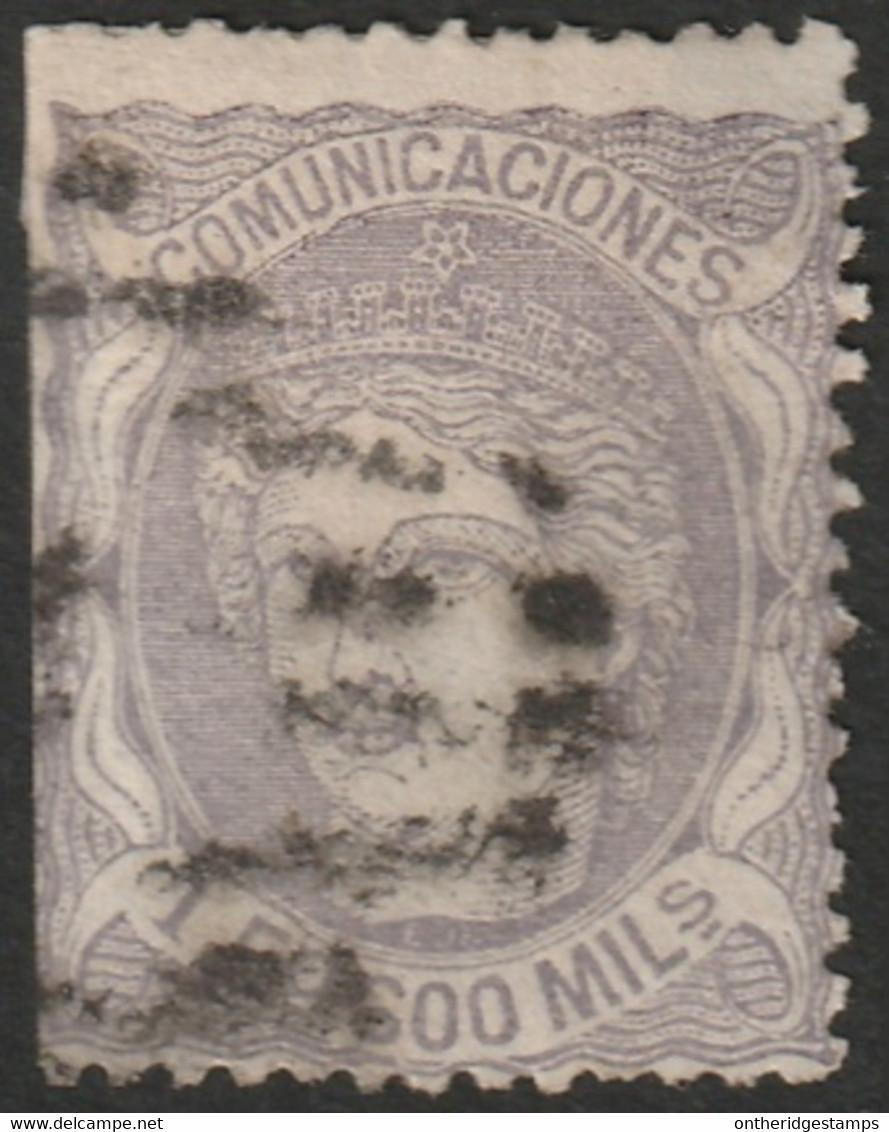 Spain 1870 Sc 170 Ed 111 Used Trimmed - Usados