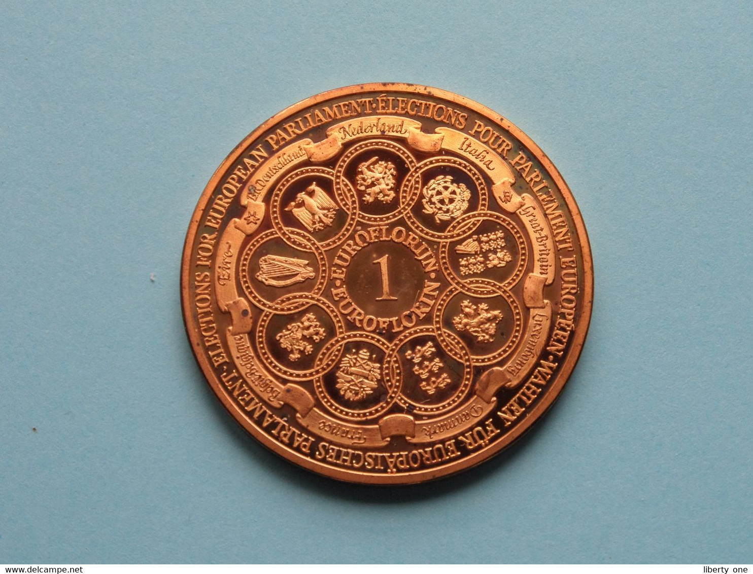 1979 - 1 Euro Florijn ( For Grade, Please See Photo ) ! - Monedas Elongadas (elongated Coins)
