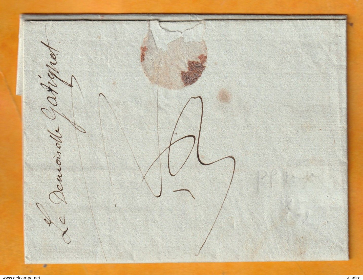 1813 - Marque Postale P37P DOUAY Sur Lettre Pliée Avec Corresp De 2 P  Vers TOURNAY, Tournai, Dept Conquis, Auj Belgique - 1801-1848: Voorlopers XIX