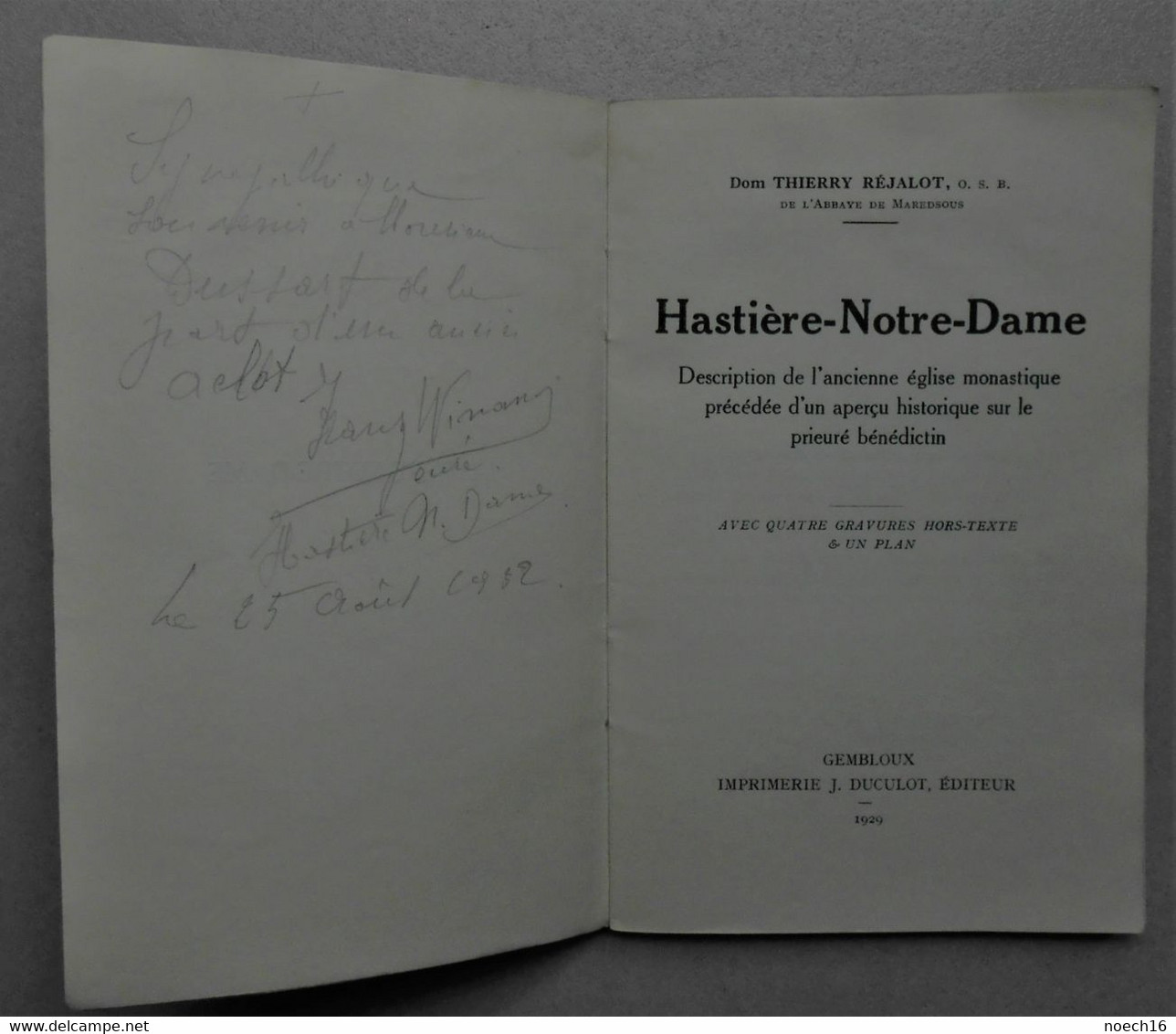 Petit Livre, 48 Pages, Hastière-Notre-Dame,  Imprimerie Duculot, Gembloux 1929 - Belgique