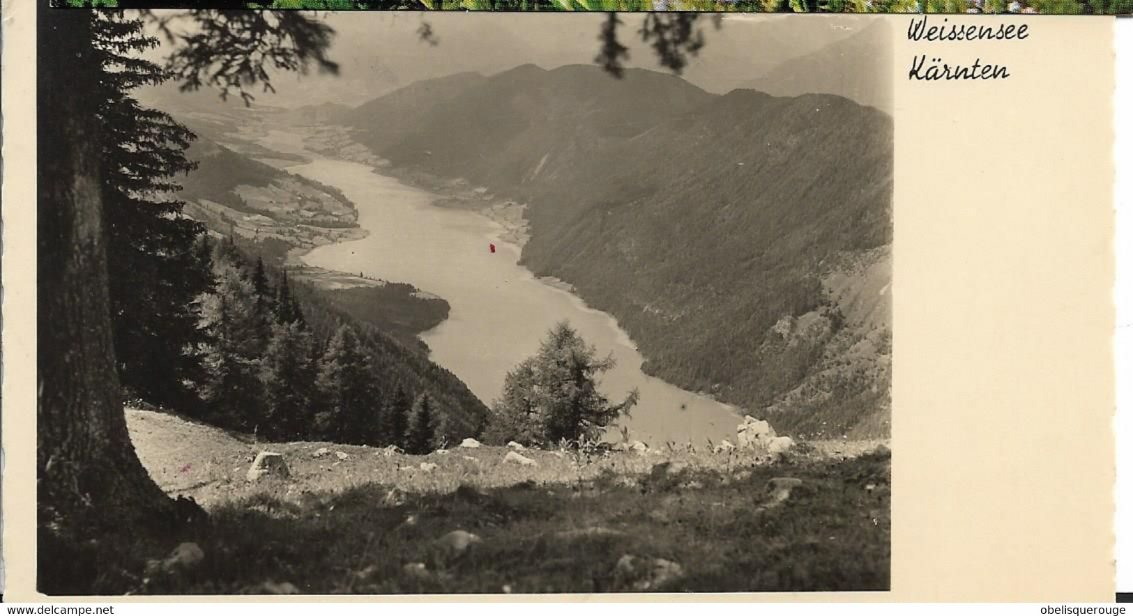 CARINTHIE WEISSENSEE GRUSS  KARNTEN VUE AERIENNEBADESSE - Weissensee