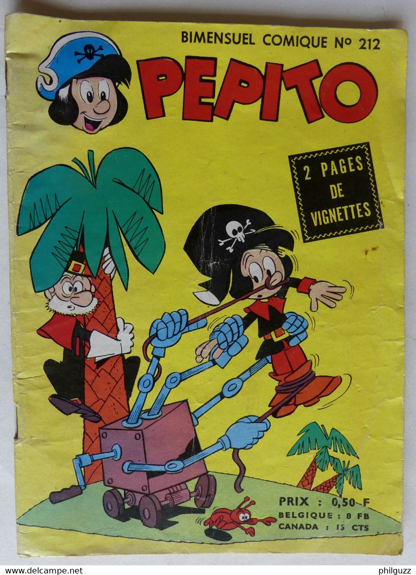 PEPITO  N° 212 SAGEDITION 1963 Pages Centrales Vignettes Présente. - Sagédition